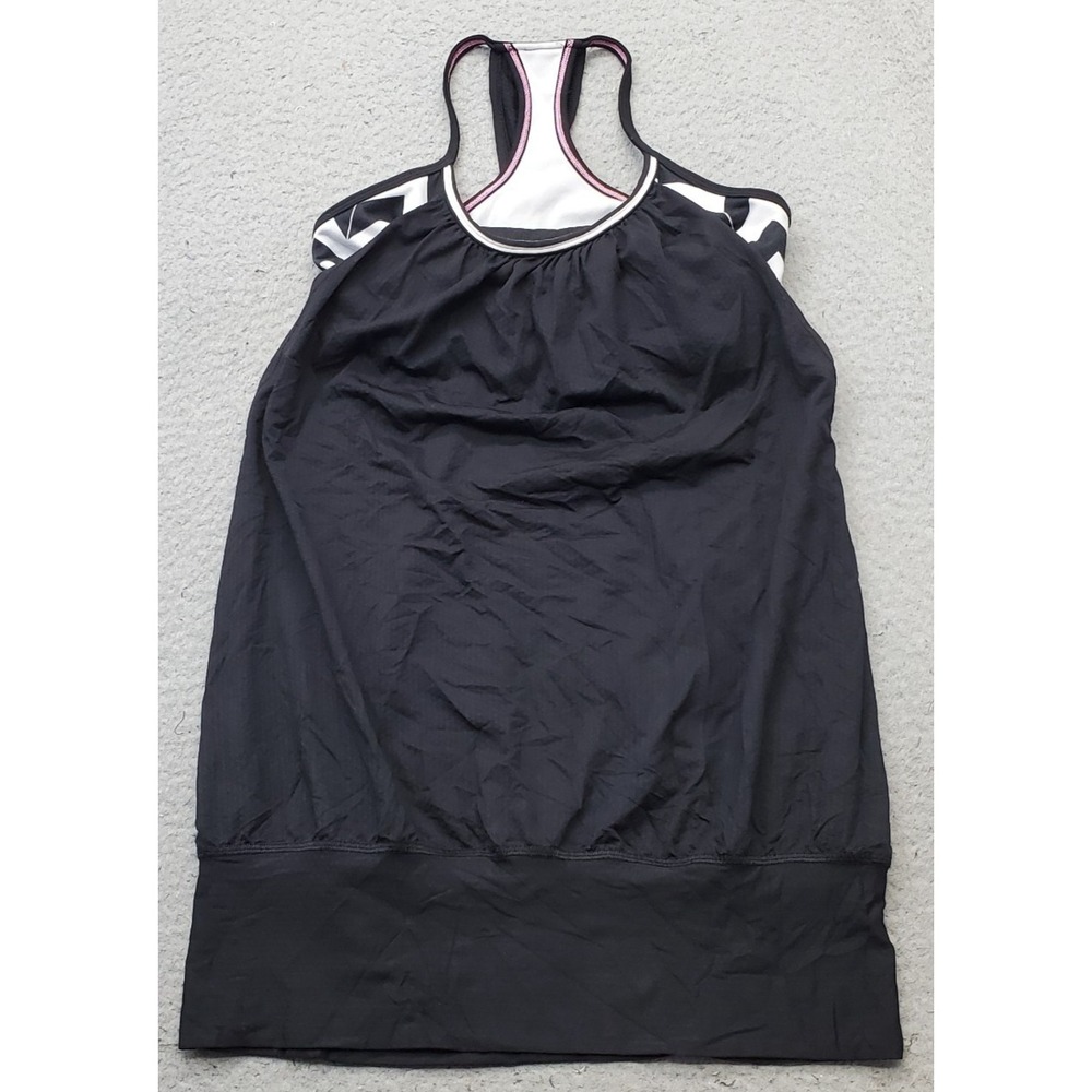 Lululemon No Limits Tank Top Womens 4 Multi Arrow Chevron Fitness Gym Athletic